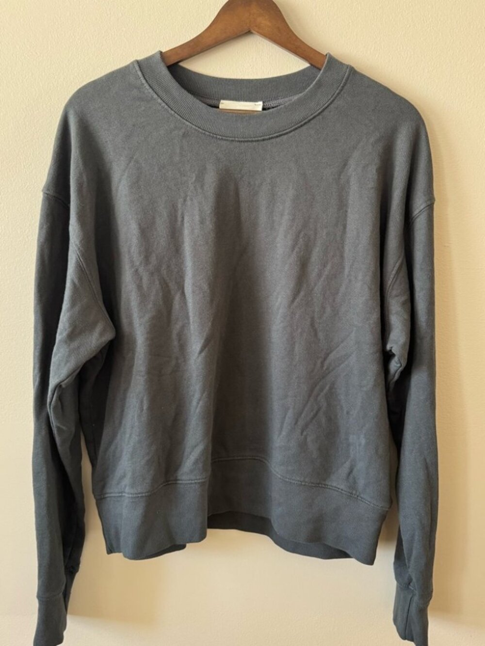 A.Ren Women's Charcoal Sweatshirt - 100% organic cotton